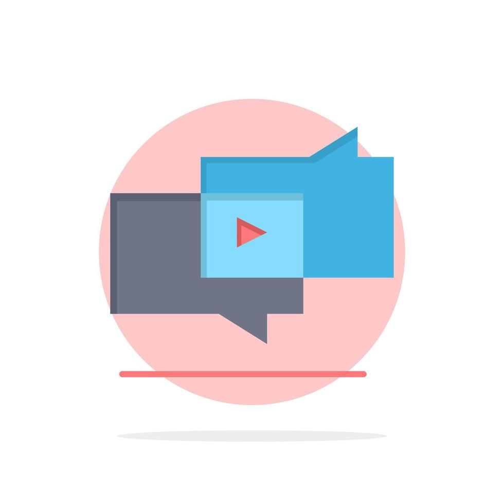 Viral Marketing Viral Marketing Digital Abstract Circle Background Flat color Icon vector