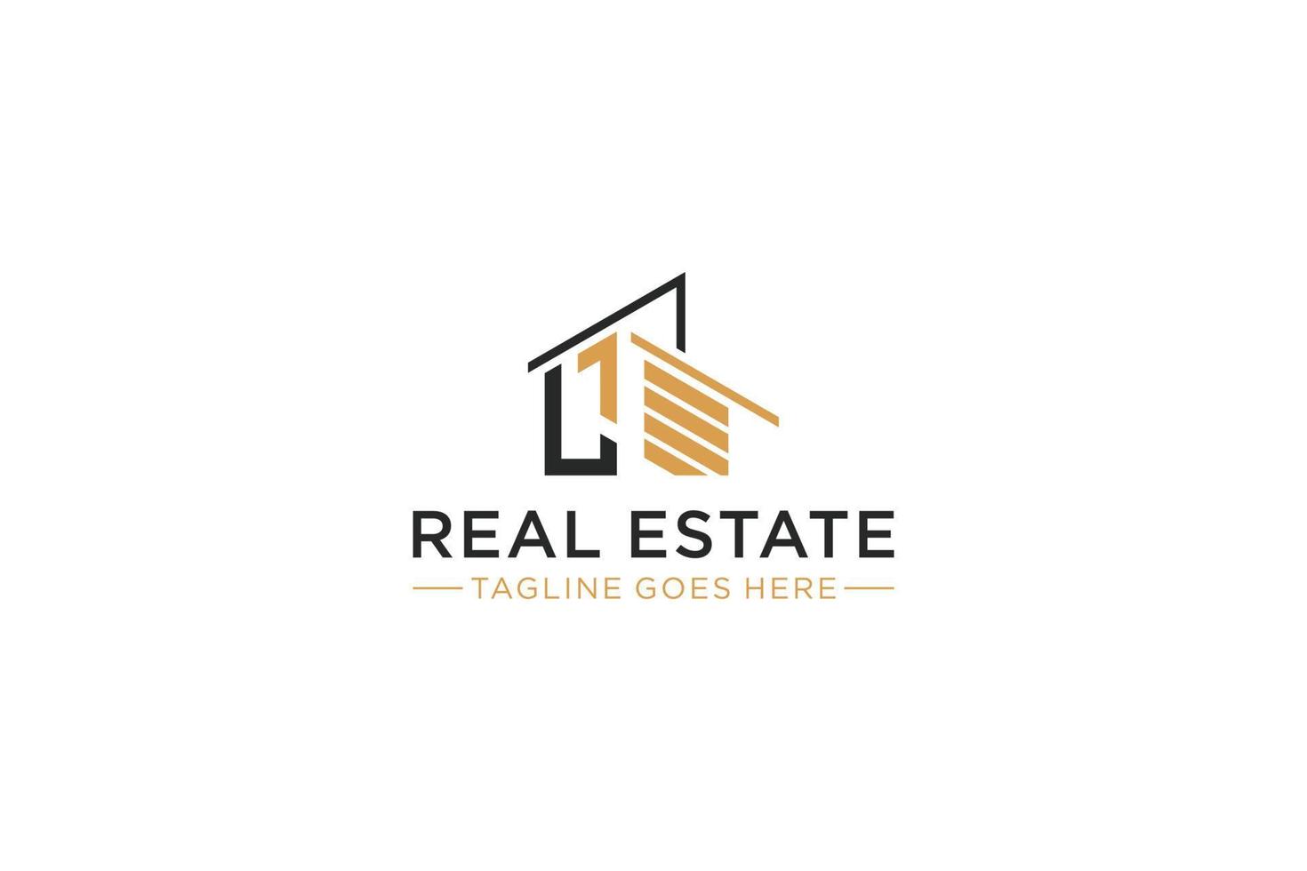 Letter L for Real Estate Remodeling Logo. Construction Architecture Building Logo Design Template Element. vector