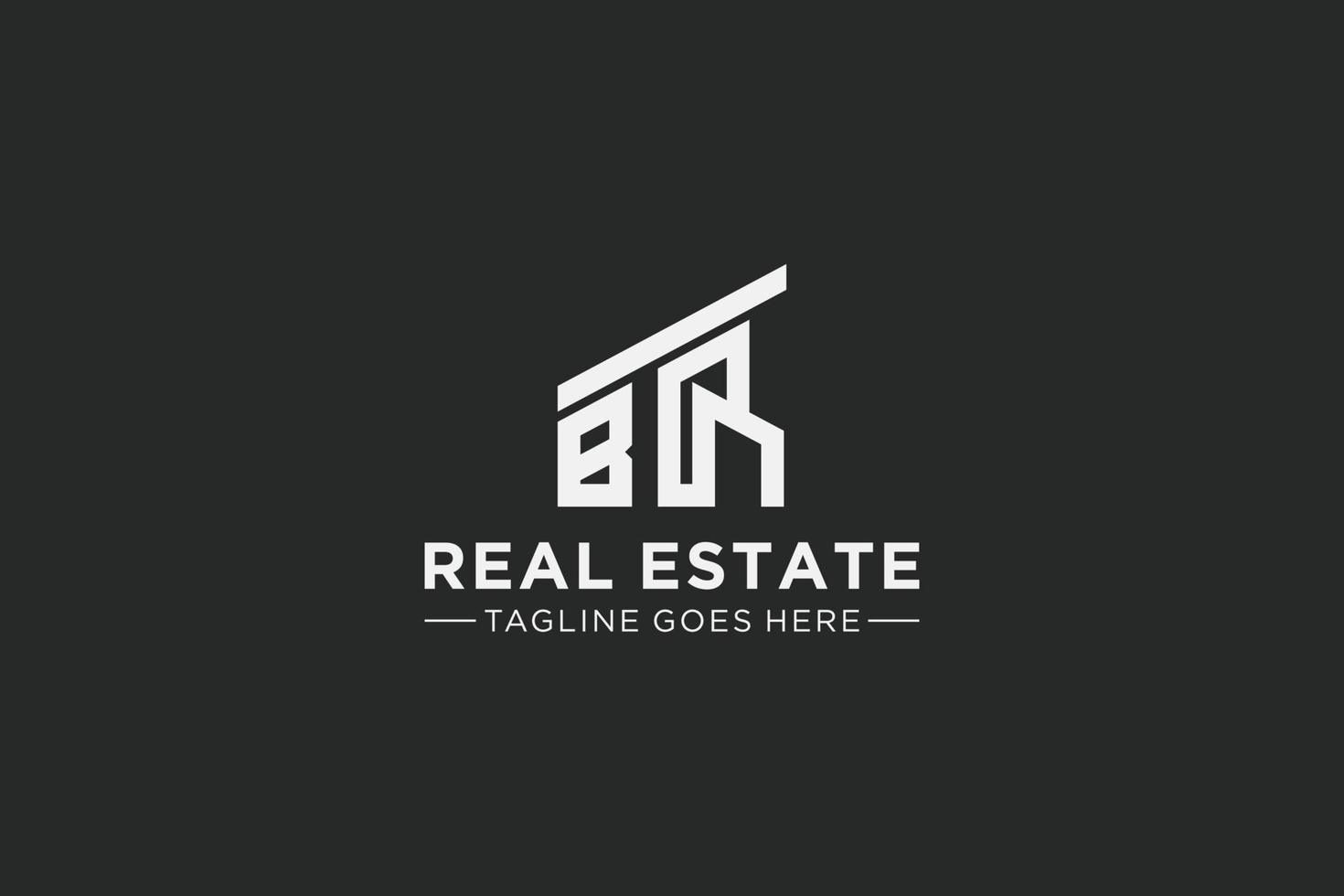 Letter B for Real Estate Remodeling Logo. Construction Architecture Building Logo Design Template Element. vector