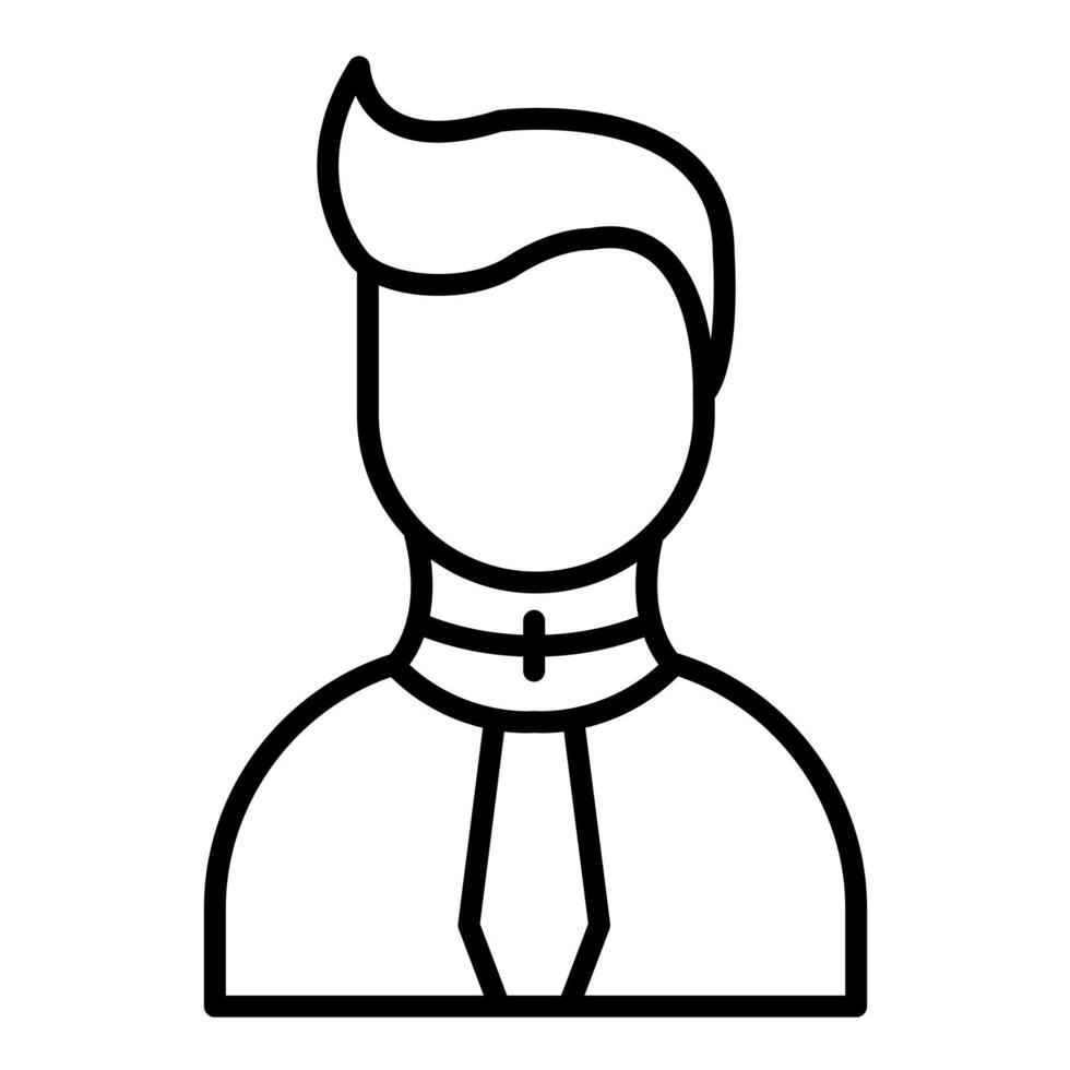 Broken Neck Line Icon vector