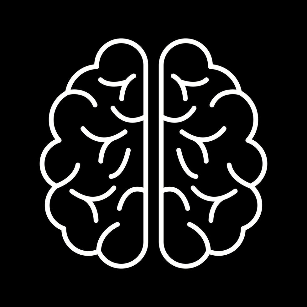 icono de vector de cerebro