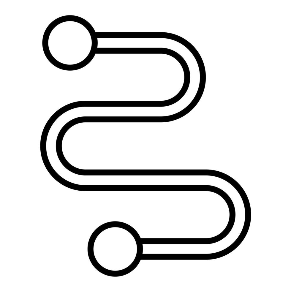 Segment Line Icon vector