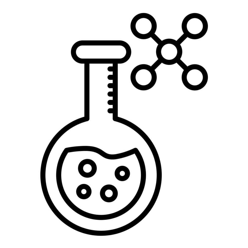 Chemicals Line Icon vector