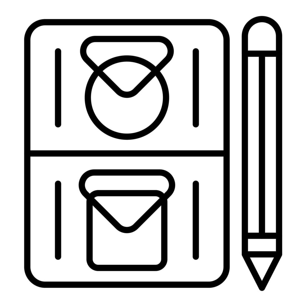 Branding Services Line Icon vector