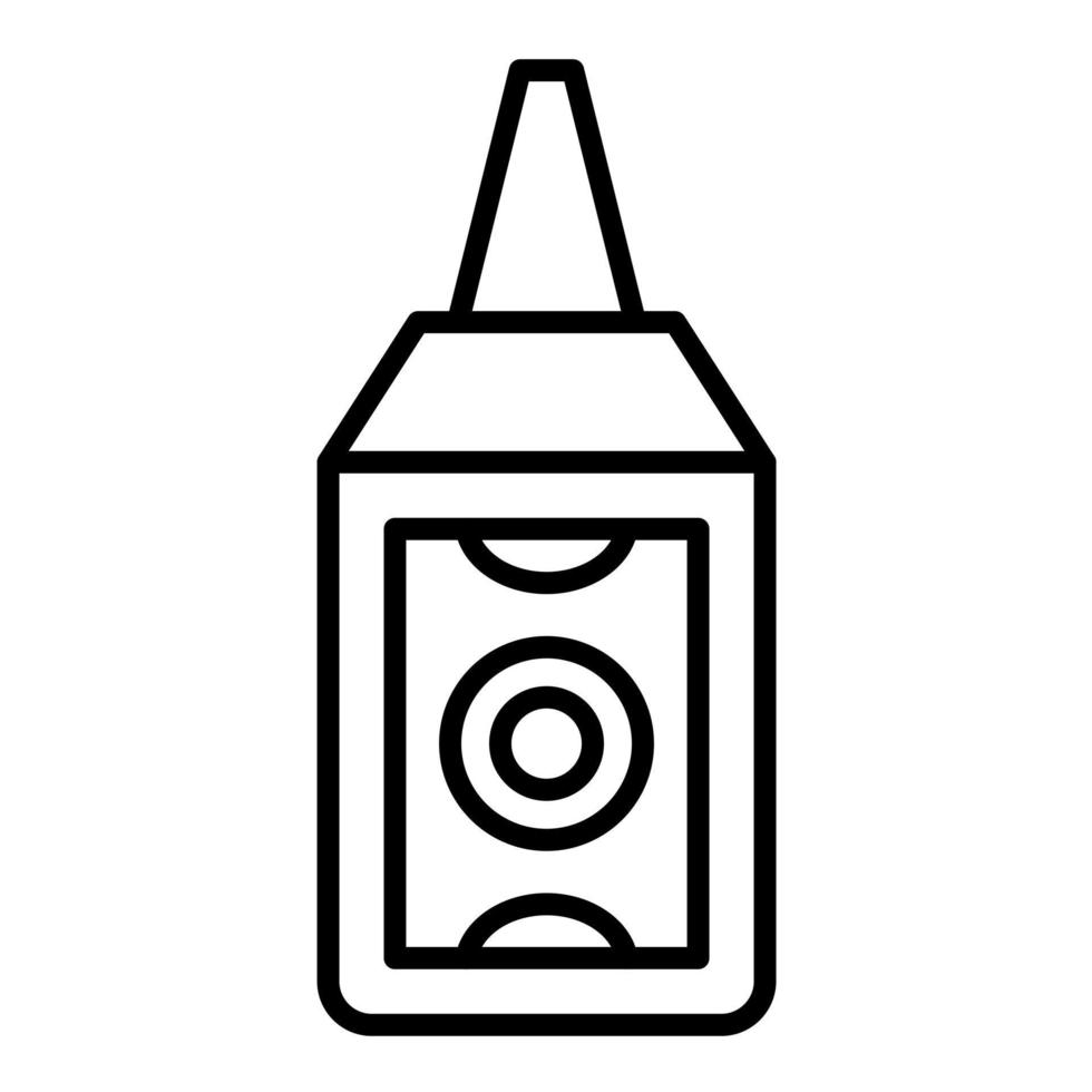 Glue Line Icon vector