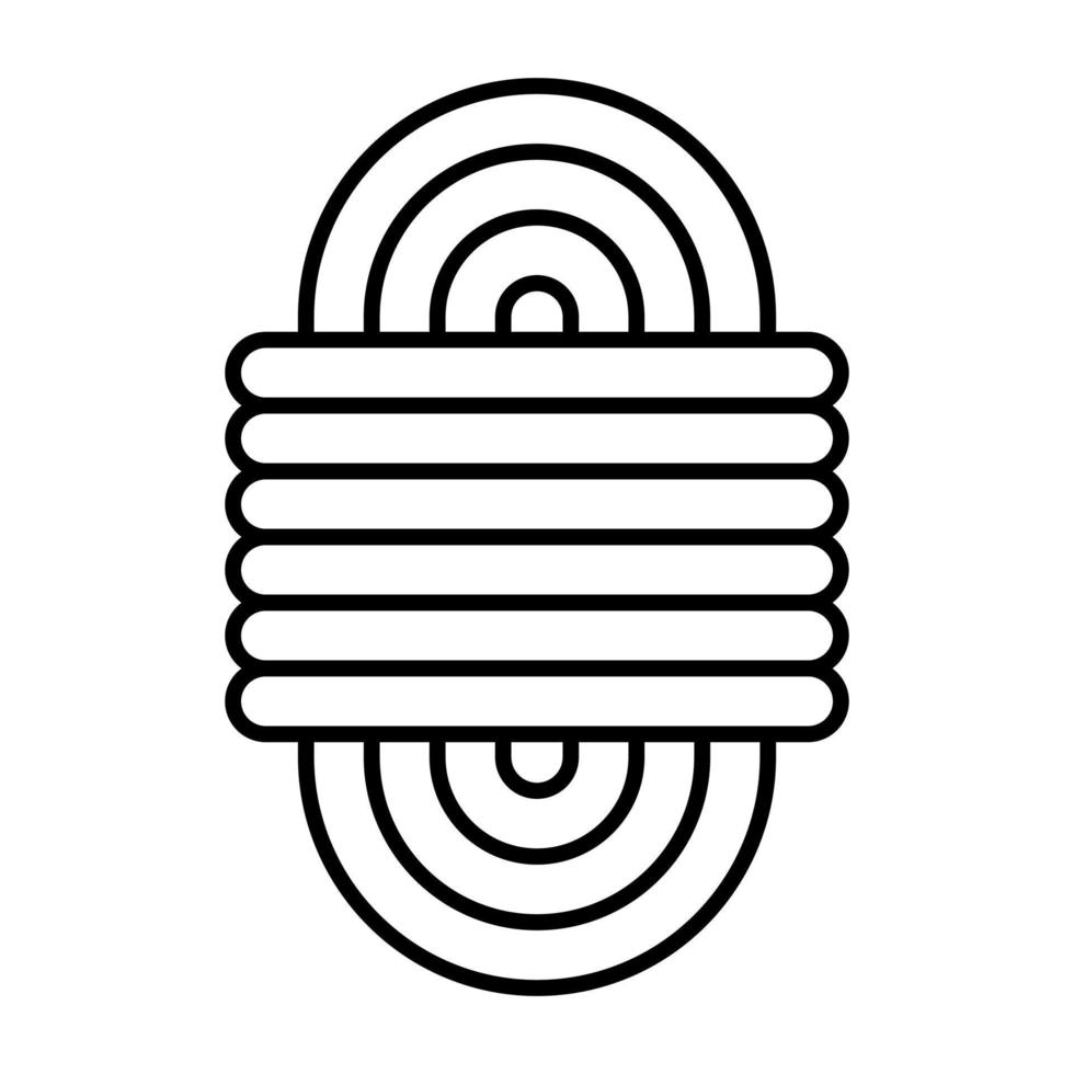 Rope Line Icon 14808708 Vector Art at Vecteezy