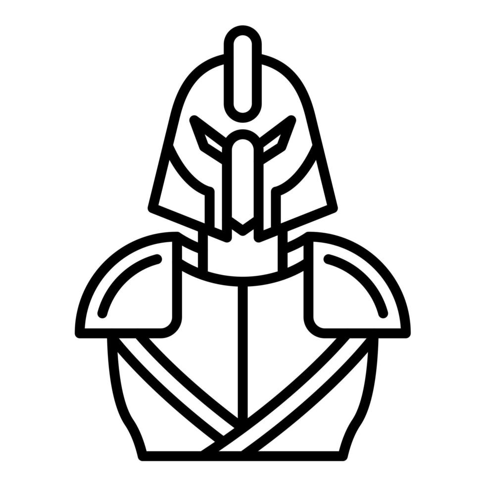 Game Character Line Icon vector