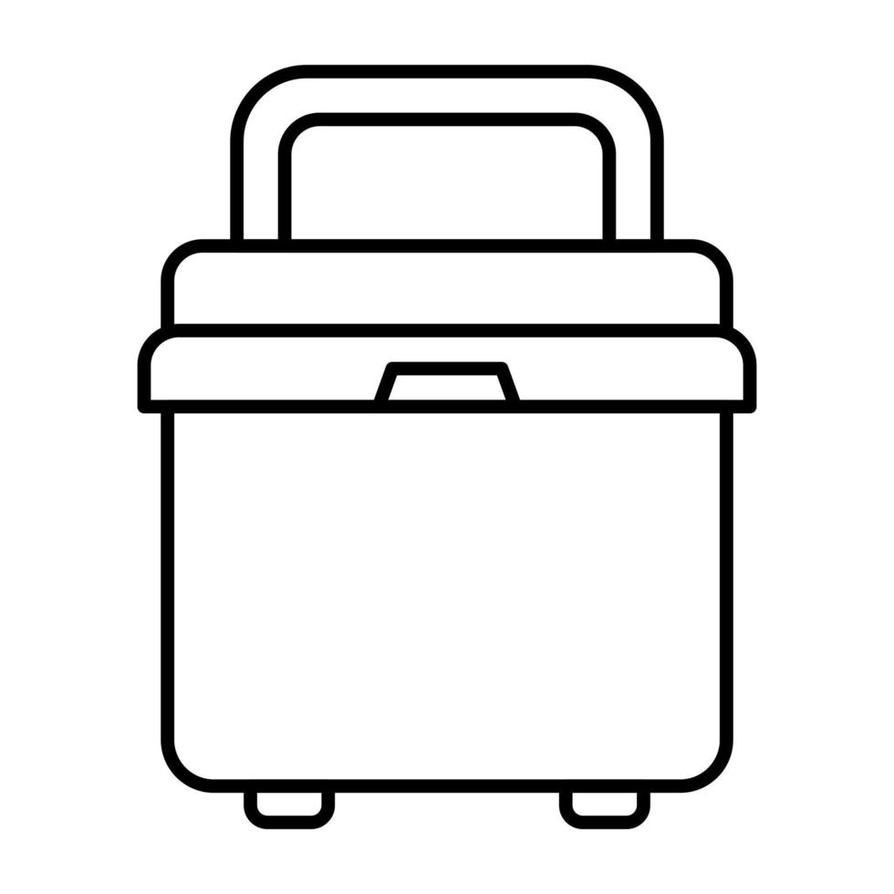Cooler Line Icon vector