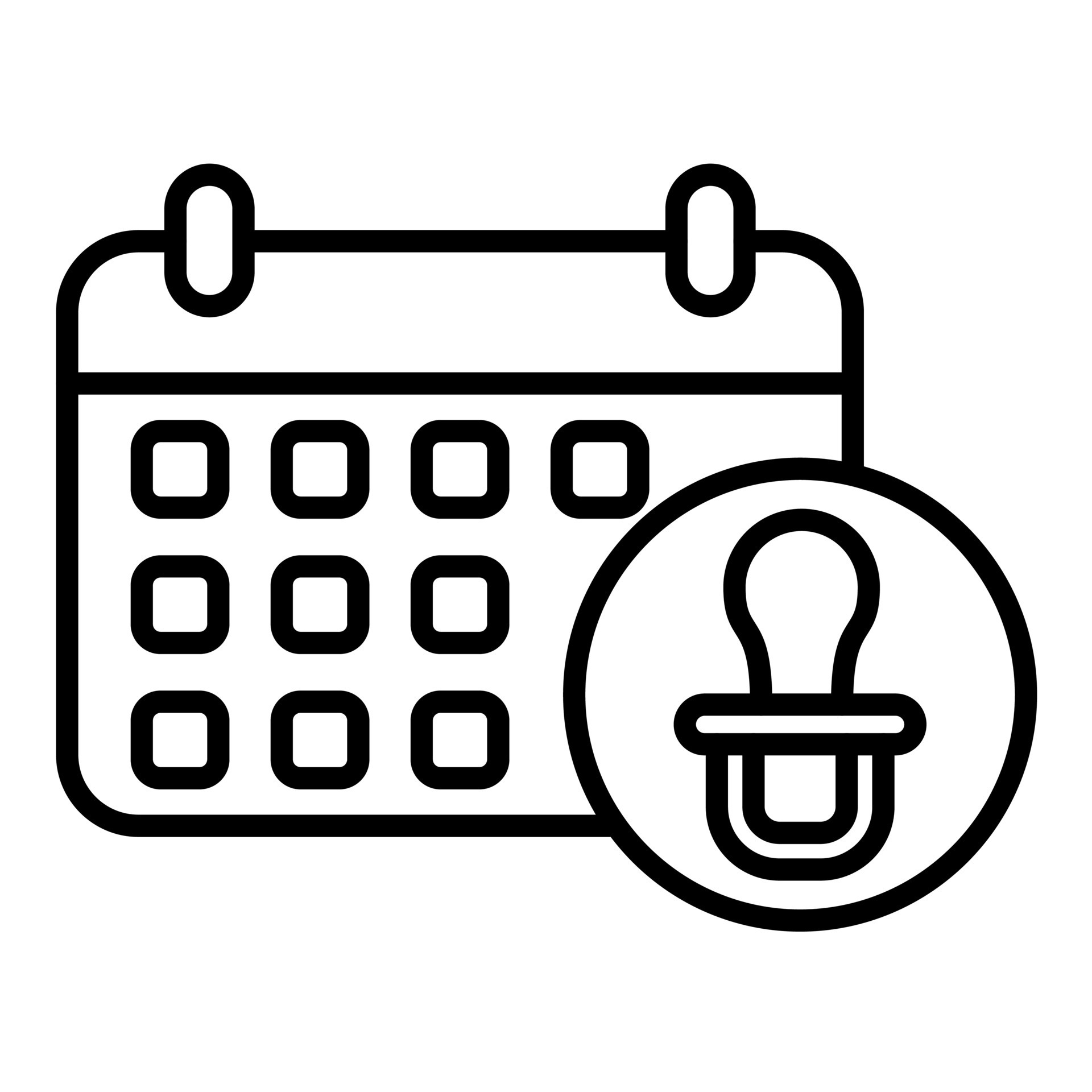 Parental Leave Line Icon 14808714 Vector Art At Vecteezy