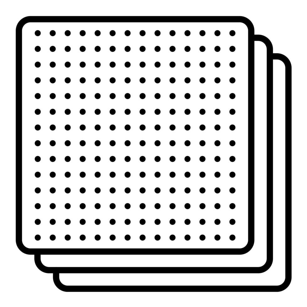 Abrasives Line Icon vector