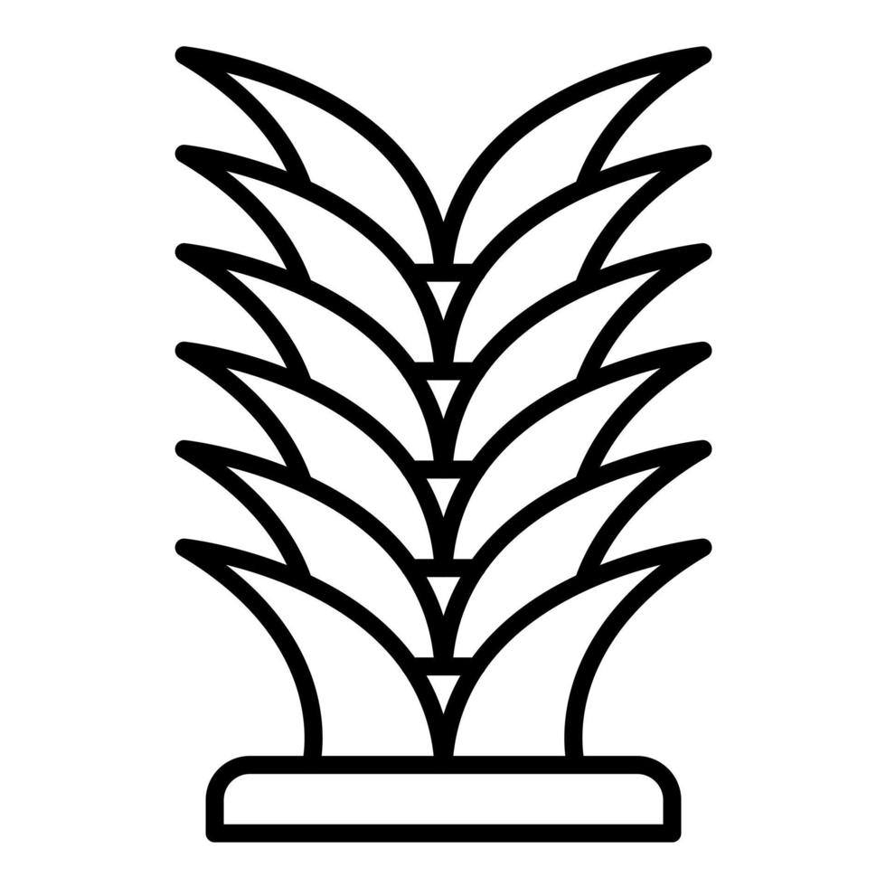 Yucca Line Icon vector