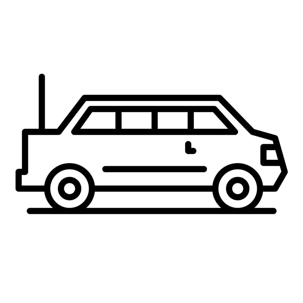 Limousine Line Icon vector
