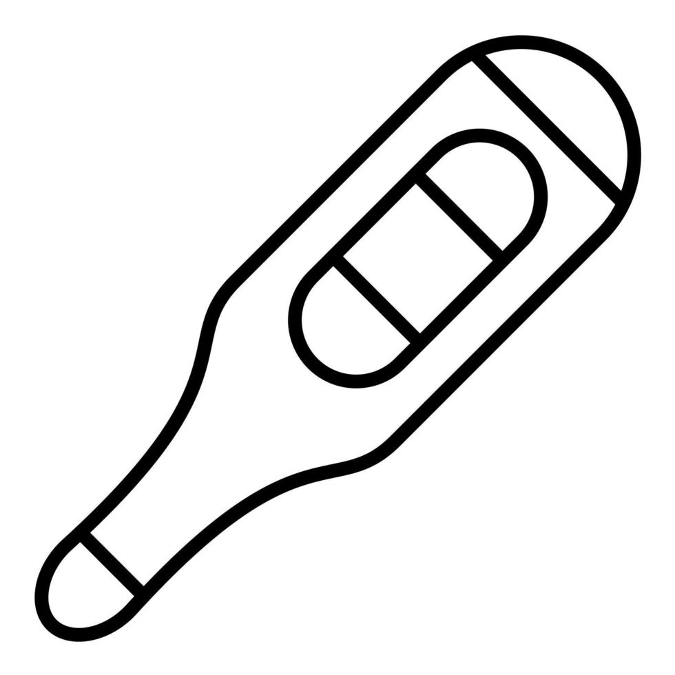 Thermometer Line Icon vector