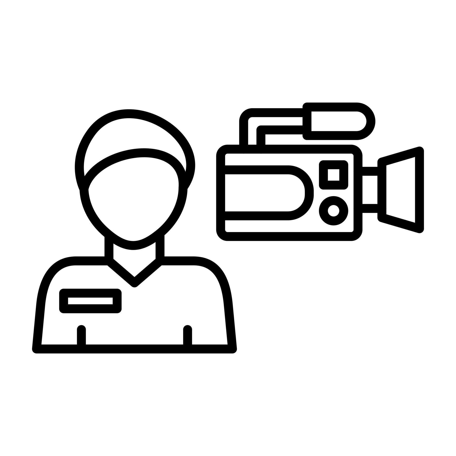 Camera Operator Line Icon 14809256 Vector Art at Vecteezy