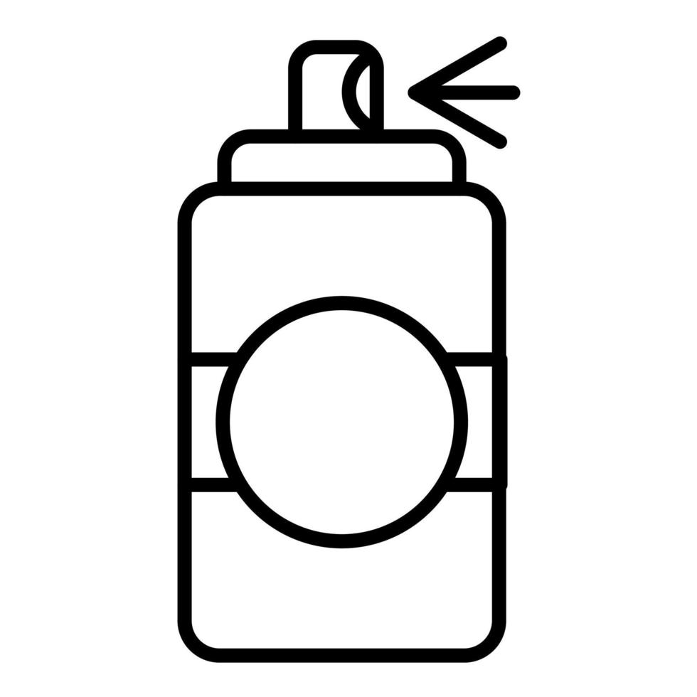 Insect Repellent Line Icon vector