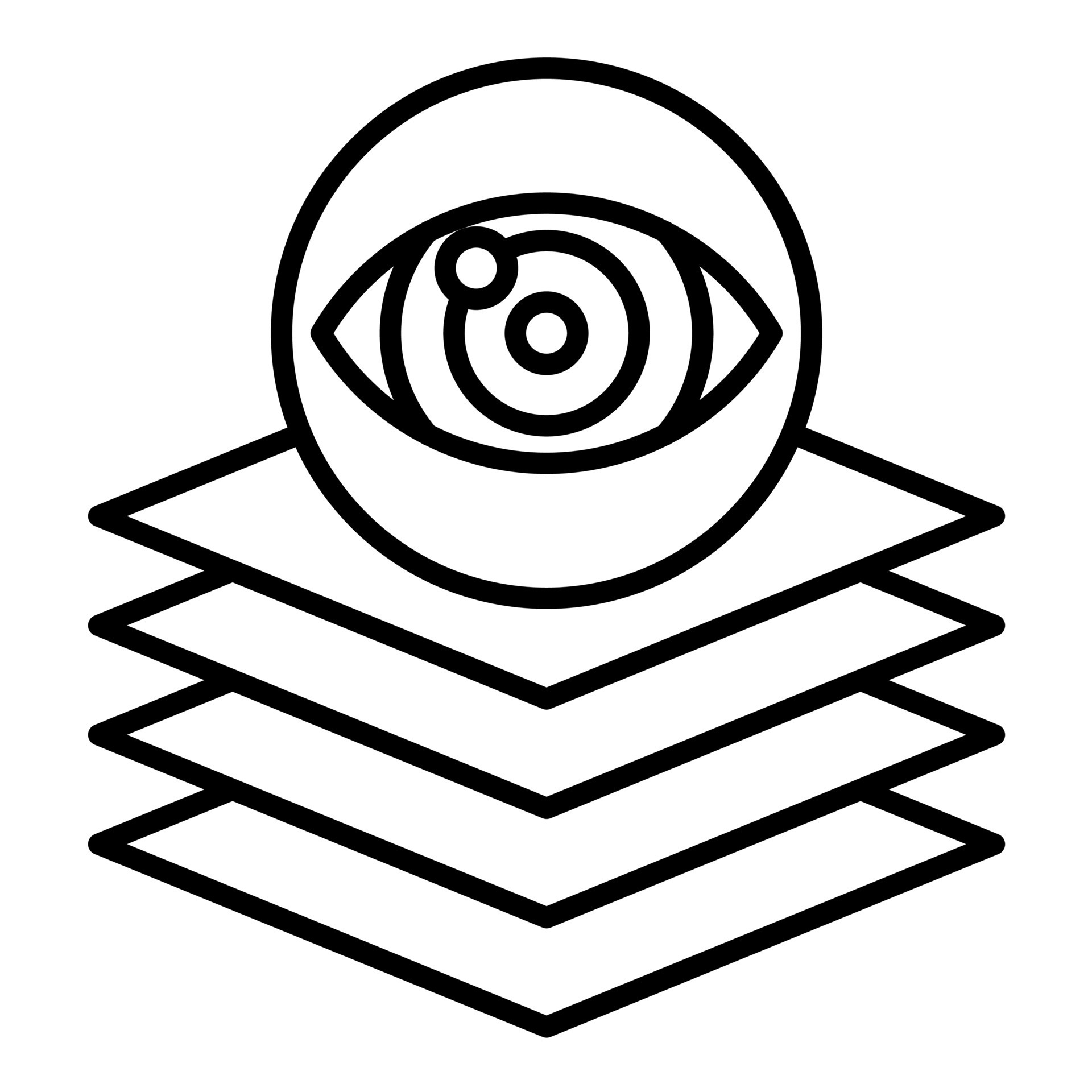 Depth Perception Line Icon 14809371 Vector Art at Vecteezy