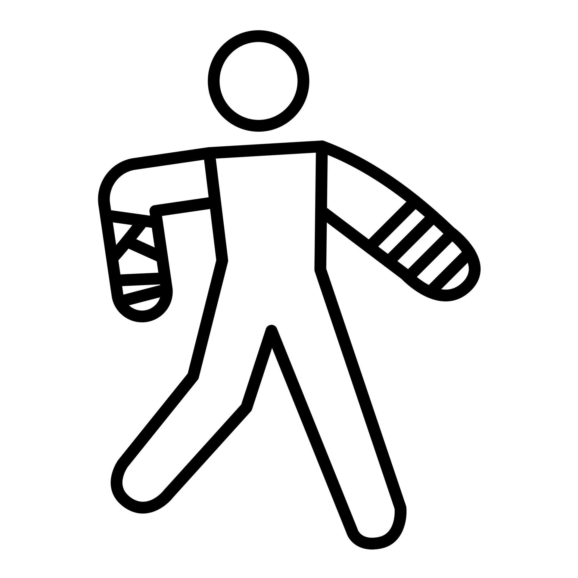Broken Arm Line Icon 14809516 Vector Art at Vecteezy