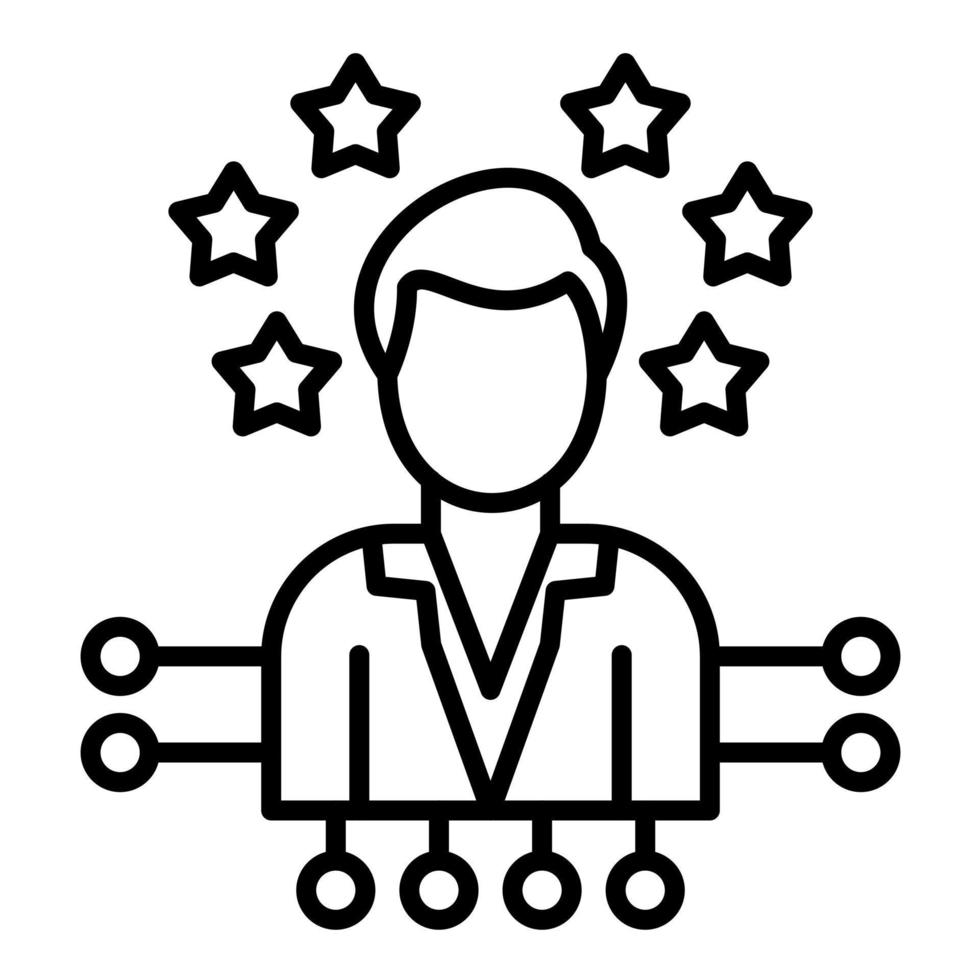 Competence Line Icon vector