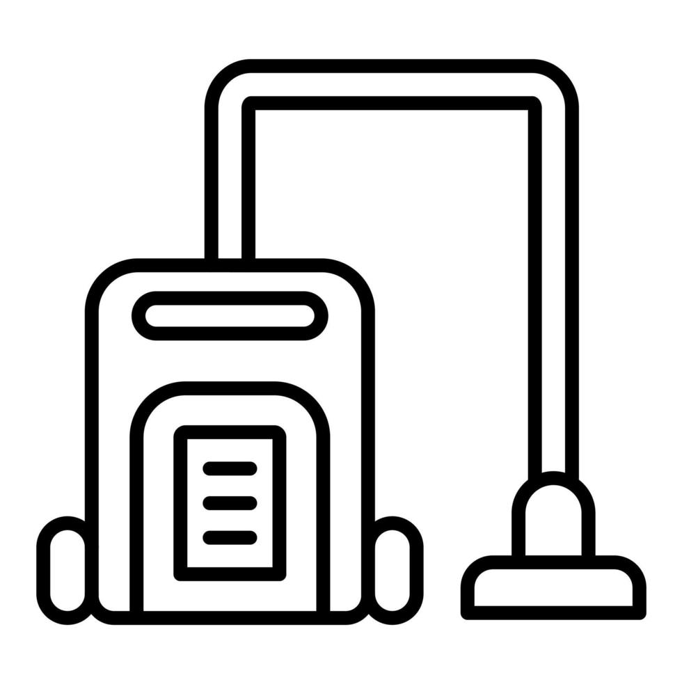 Vacuum Cleaner Line Icon vector