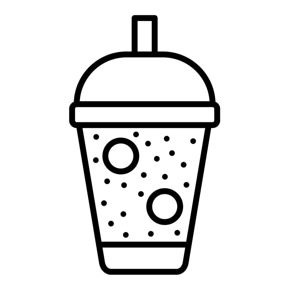 Smoothy Line Icon vector