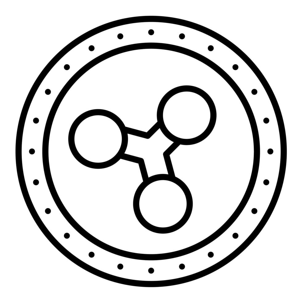 Ripple Line Icon vector