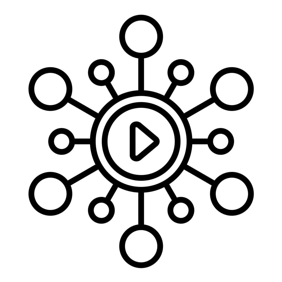 Social Media Line Icon 14810517 Vector Art at Vecteezy