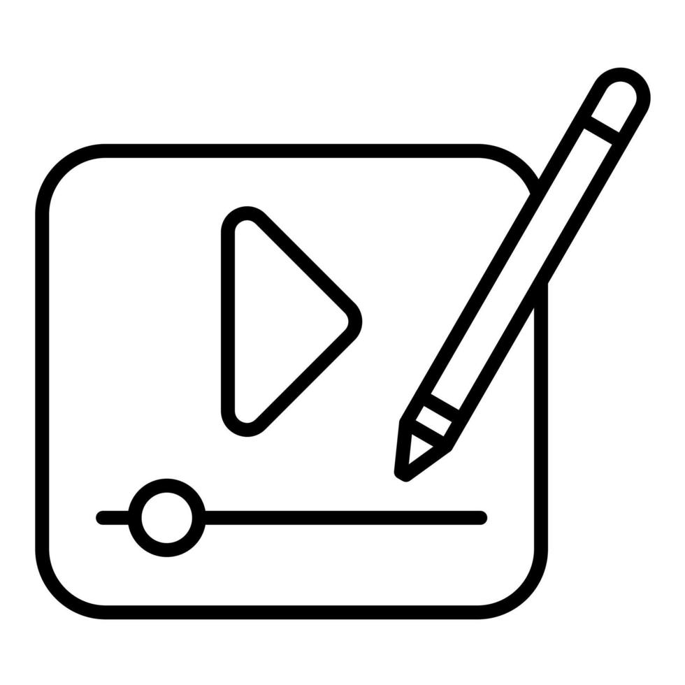 Create Content Line Icon vector