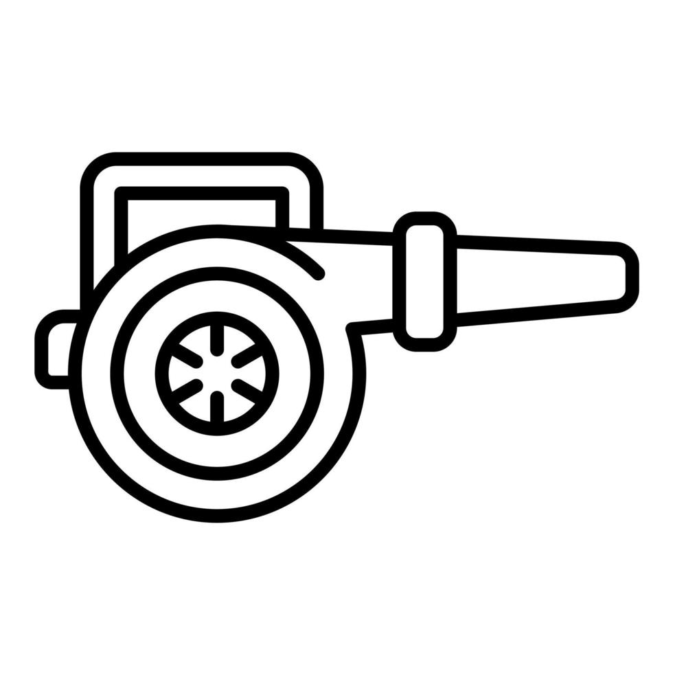 Air Blowers Line Icon vector