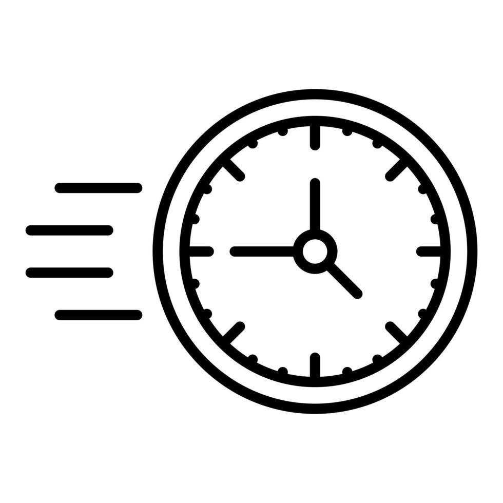 Quick Response Line Icon vector