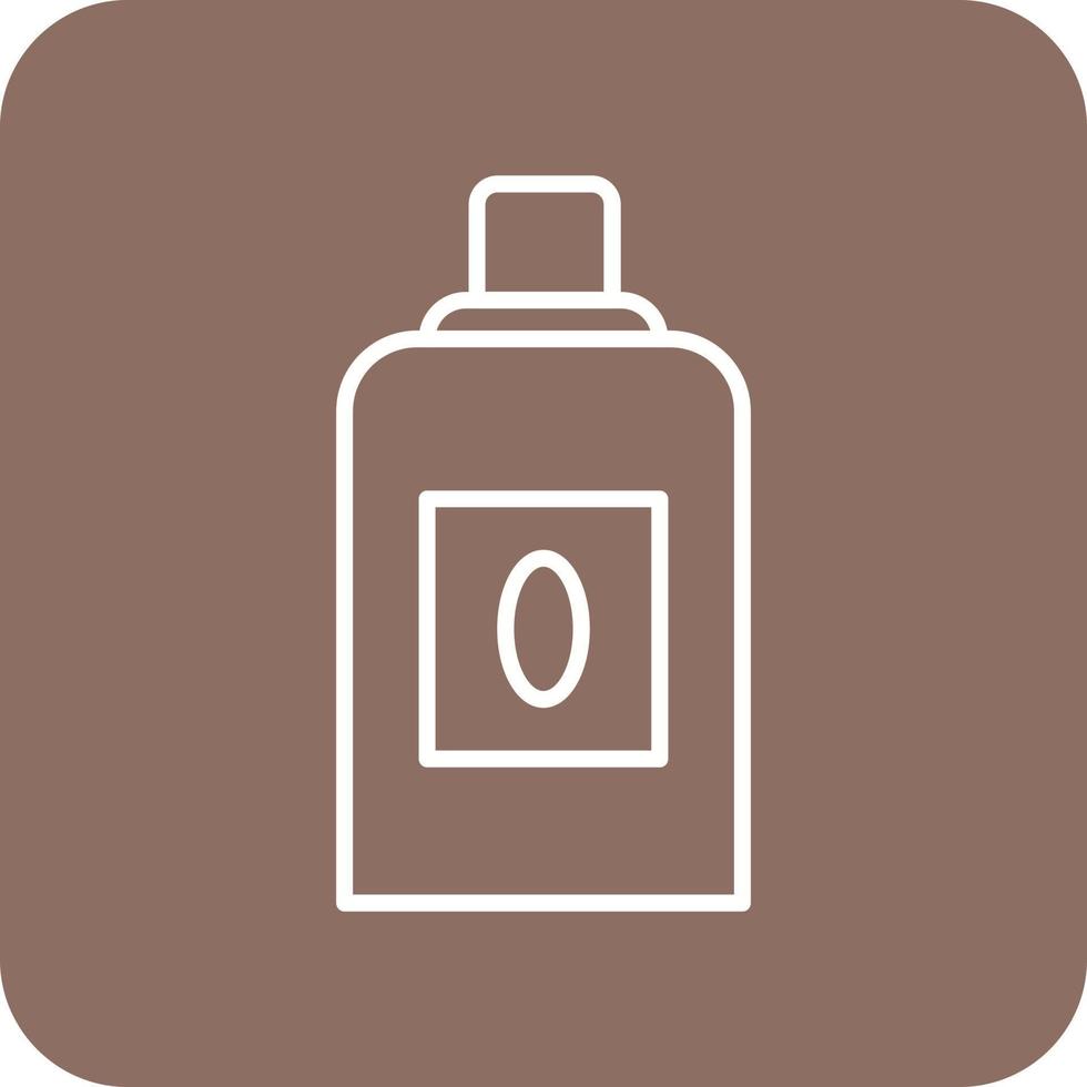Softener Line Round Corner Background Icons vector
