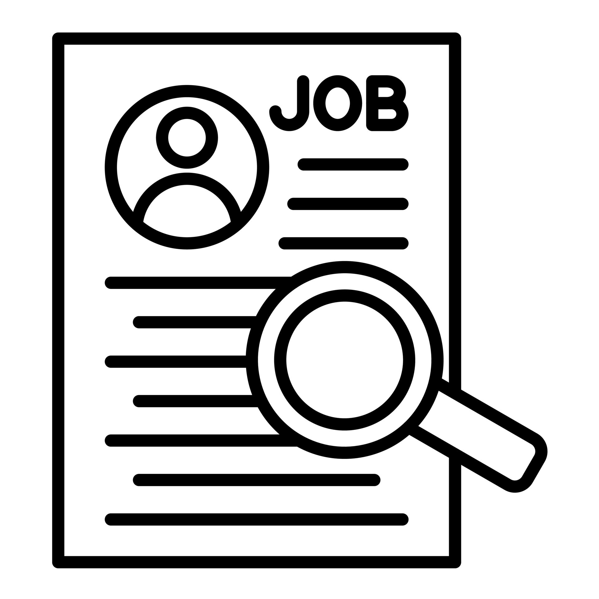 Job Analysis Line Icon 14811159 Vector Art at Vecteezy