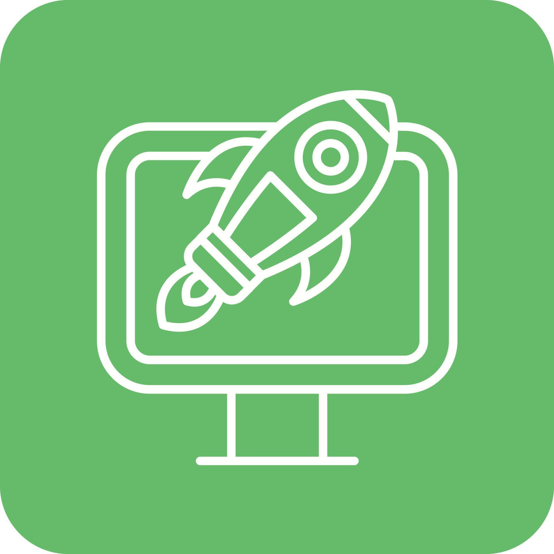 Business Startup Line Round Corner Background Icons 14811429 Vector Art