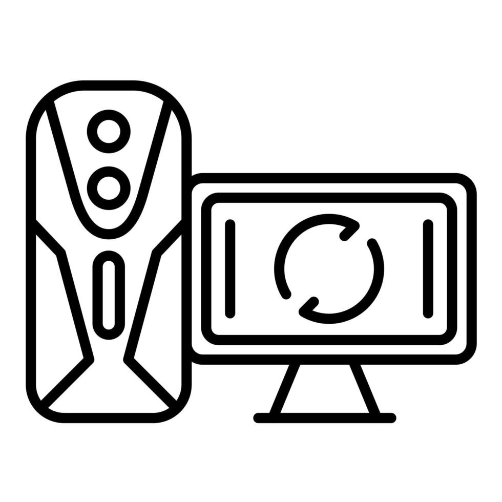 Lag Line Icon vector