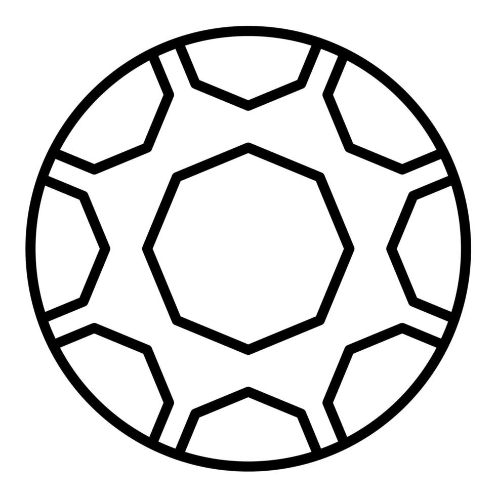 Football Line Icon vector