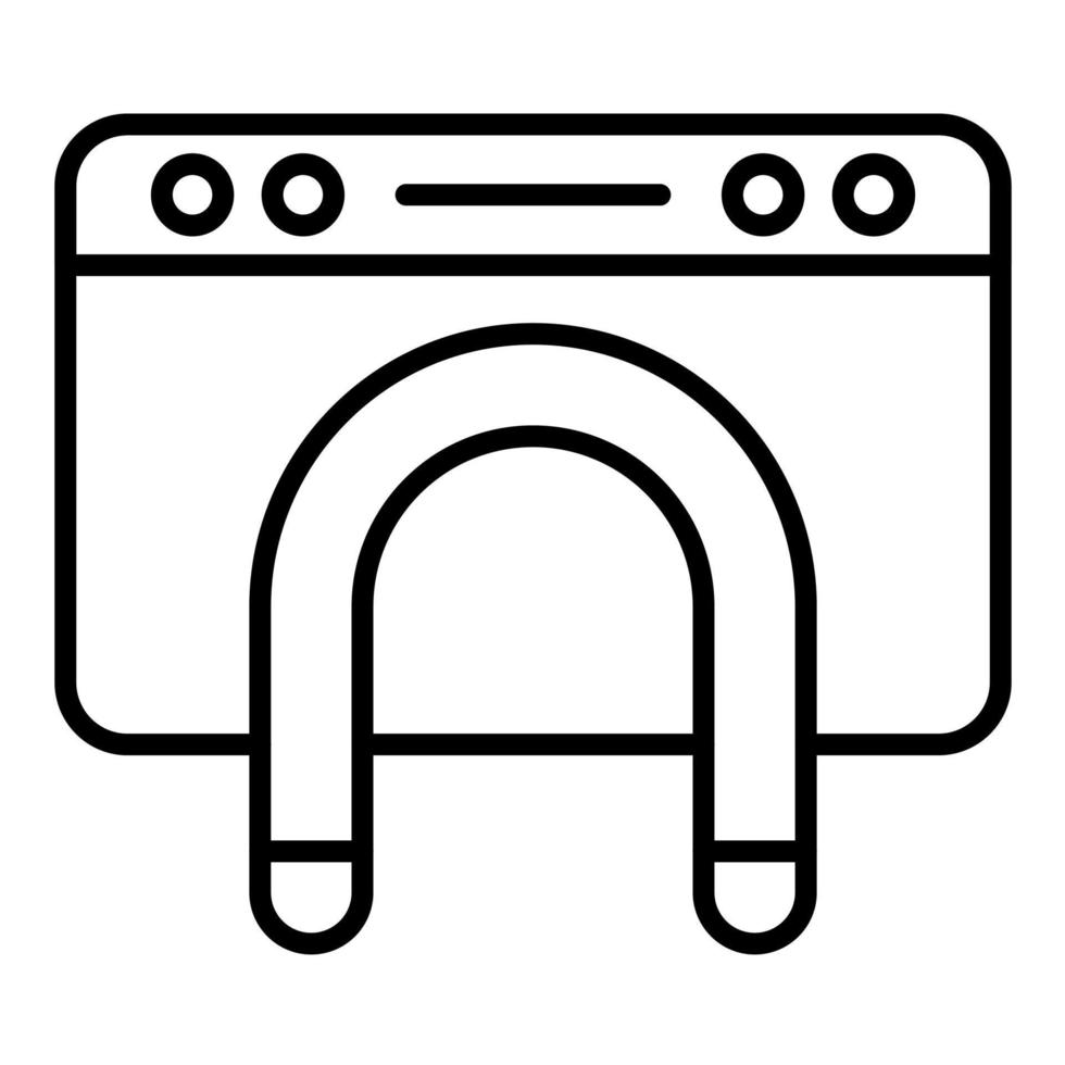 Lead Generation Line Icon vector