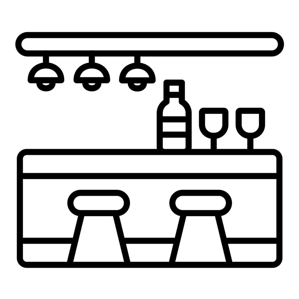 Bar Line Icon vector