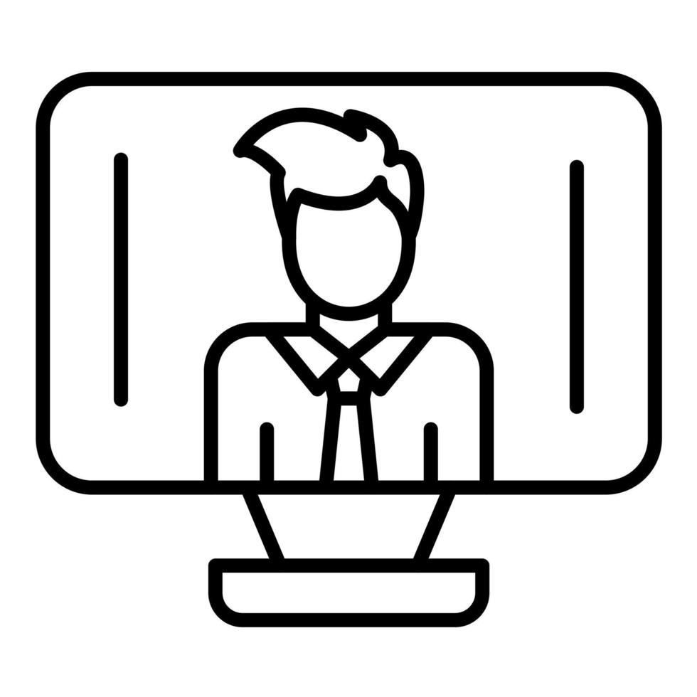 Screeners Line Icon vector