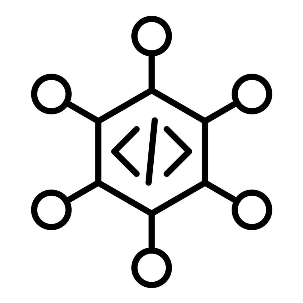 Cell Reprogramming Line Icon vector