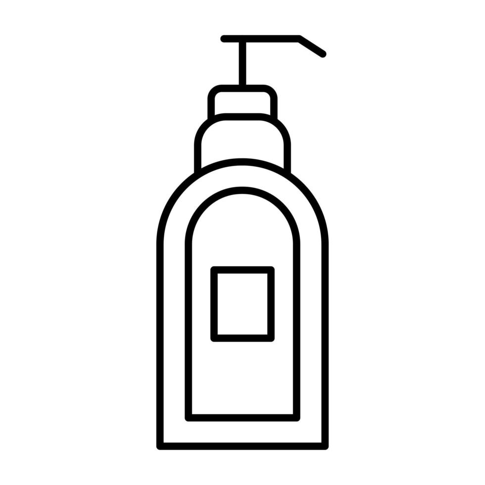 Lotion Line Icon vector