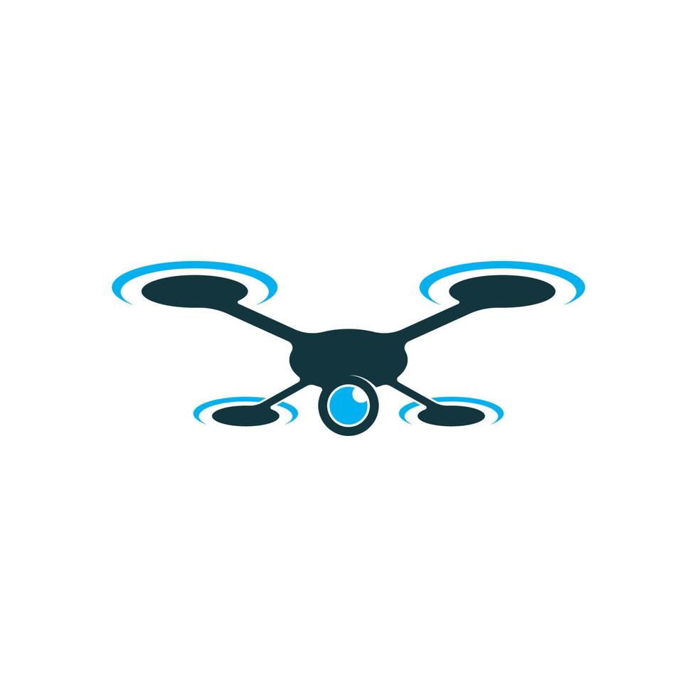 Drone logo vector icon