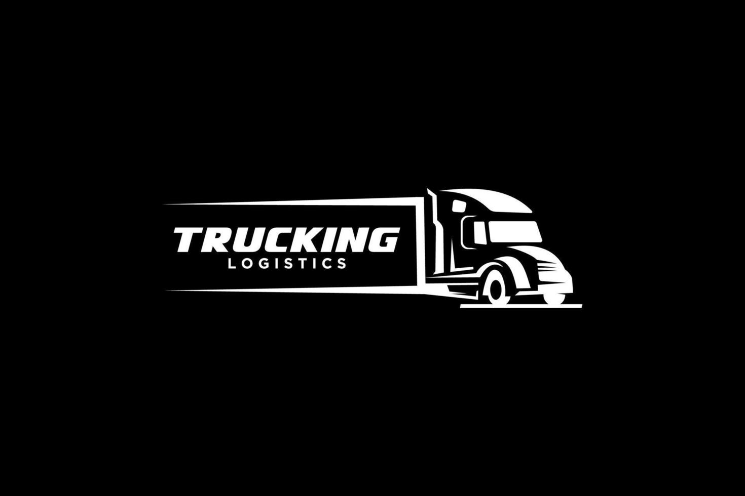 Truck logo template, Perfect logo for business related to automotive industry. vector