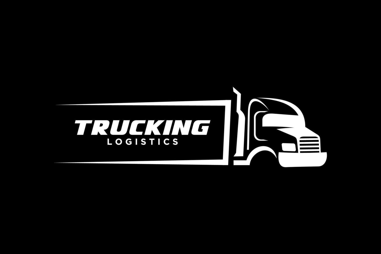 Truck logo template, Perfect logo for business related to automotive industry. vector