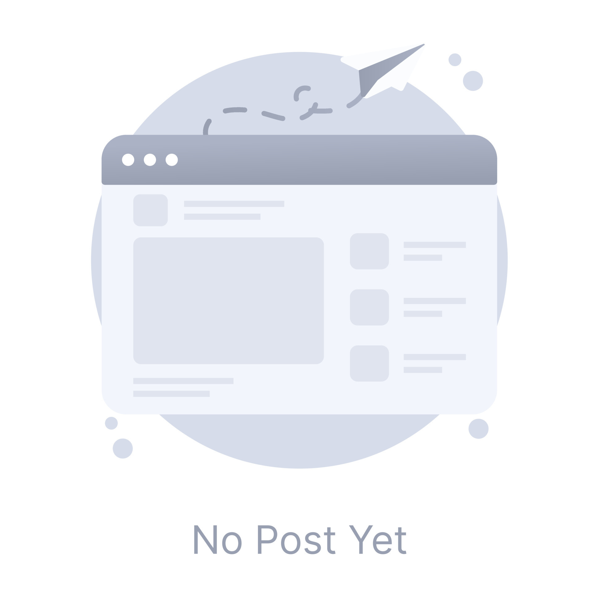 A modern flat rounded icon of no post yet 14814231 Vector Art at Vecteezy