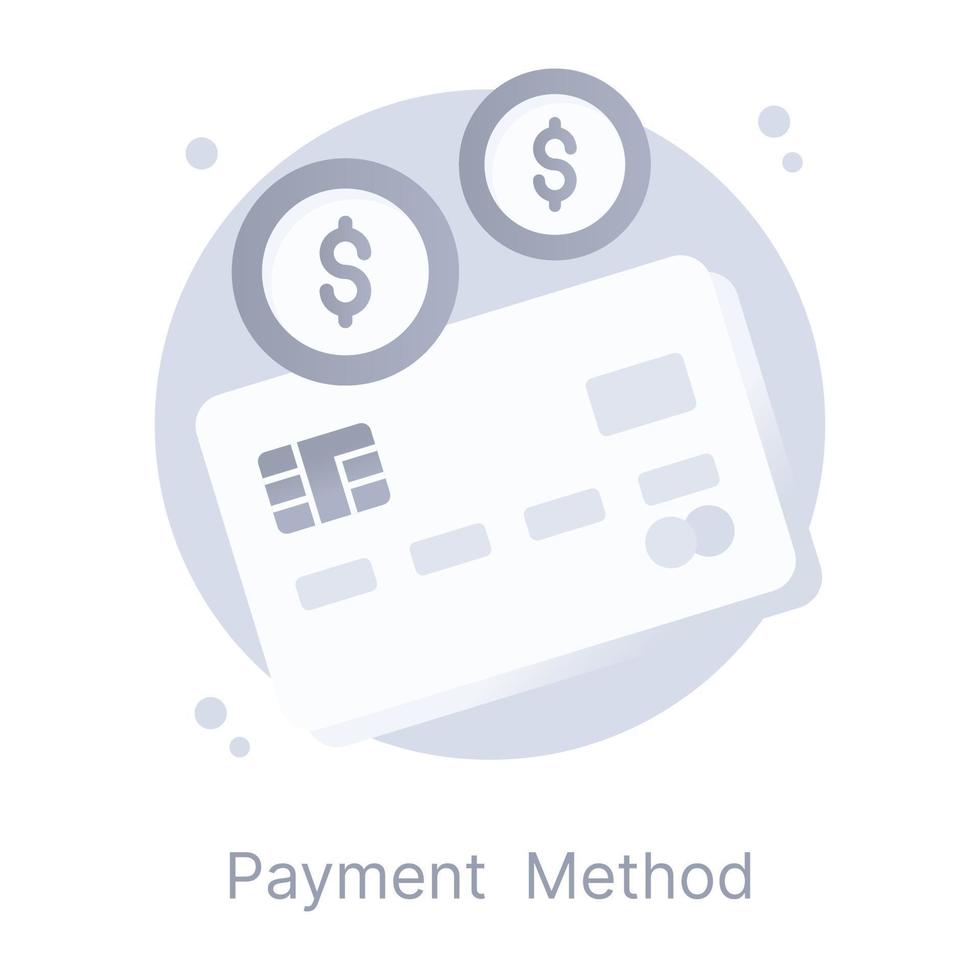 Get hold on this editable flat icon of payment method vector