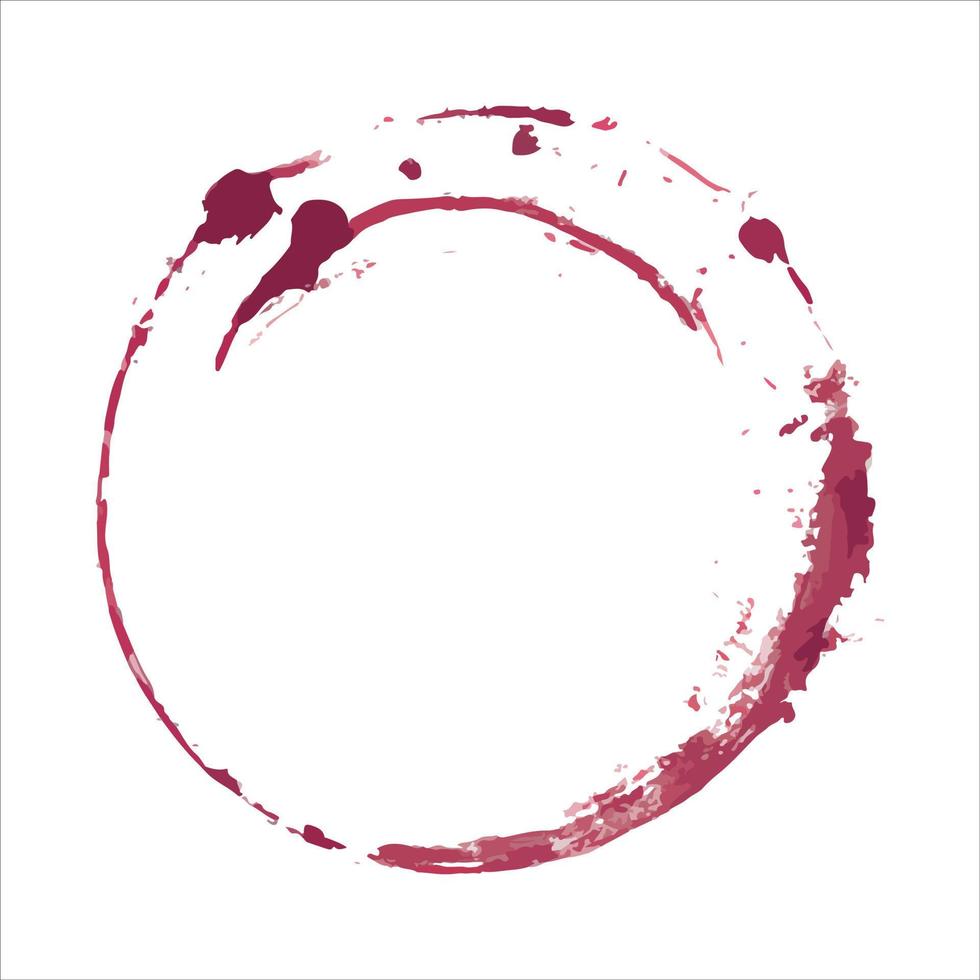 Wine stain vector