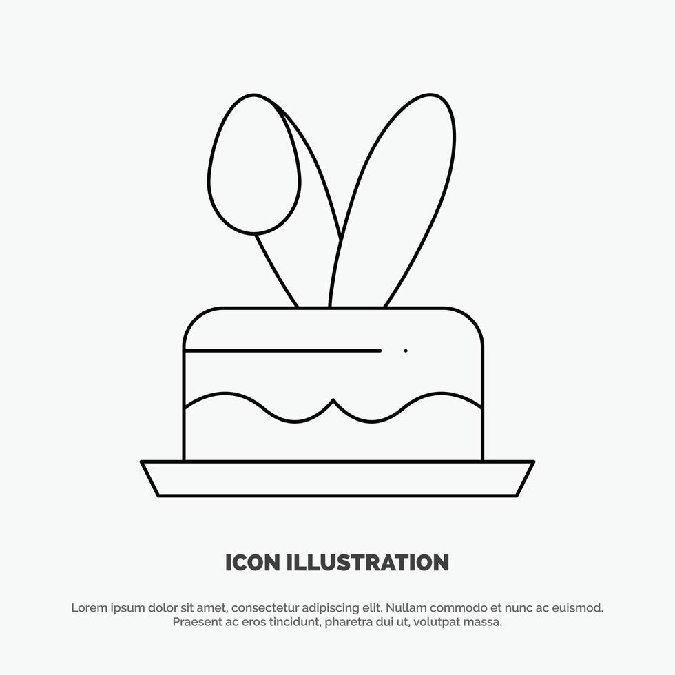 Crack Egg Easter Holiday Line Icon Vector