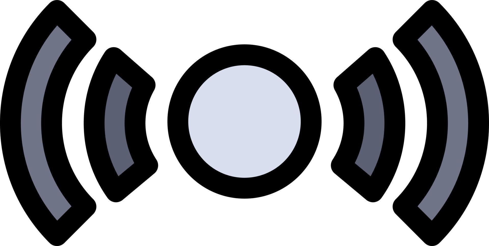 Basic Essential Signal Ui Ux  Flat Color Icon Vector icon banner Template