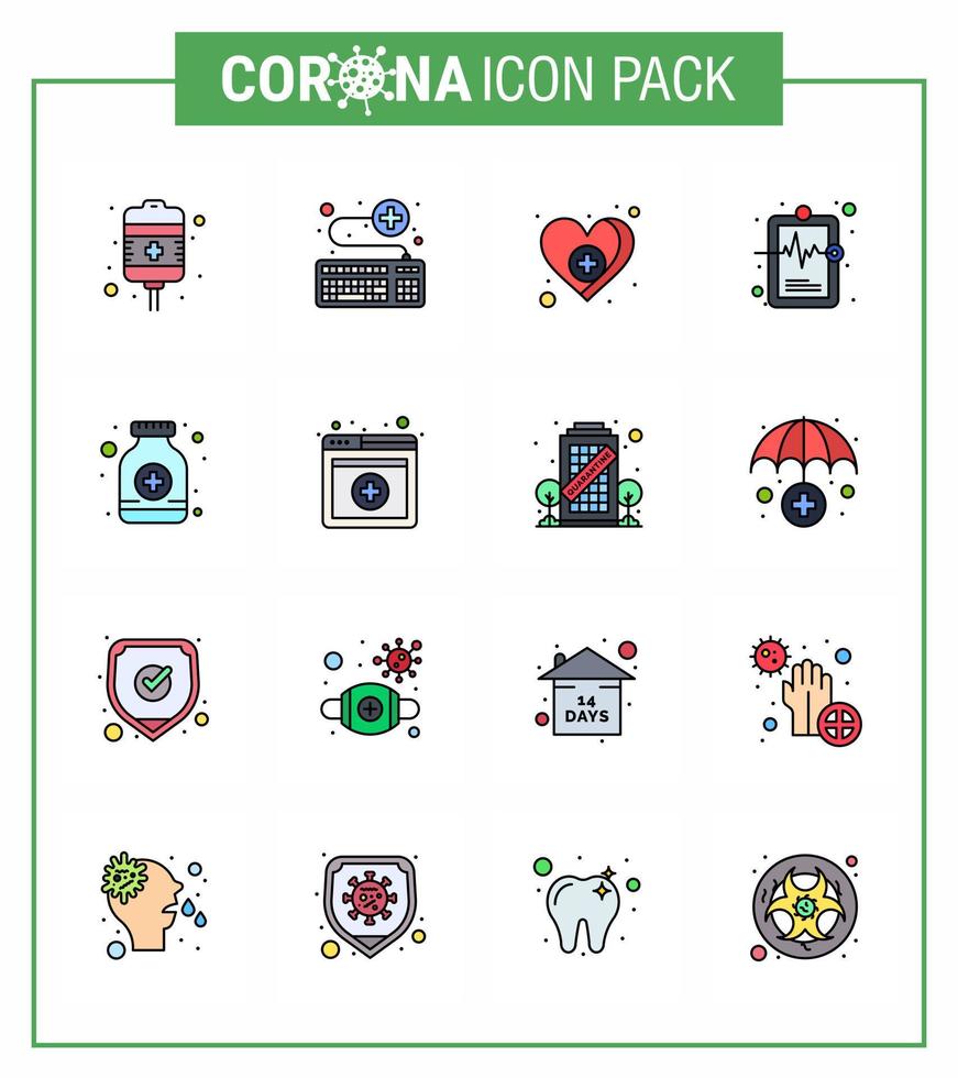 conjunto de iconos de prevención de coronavirus 25 píldoras azules enfermedad surve hospital gráfico cuidado coronavirus viral 2019nov enfermedad vector elementos de diseño