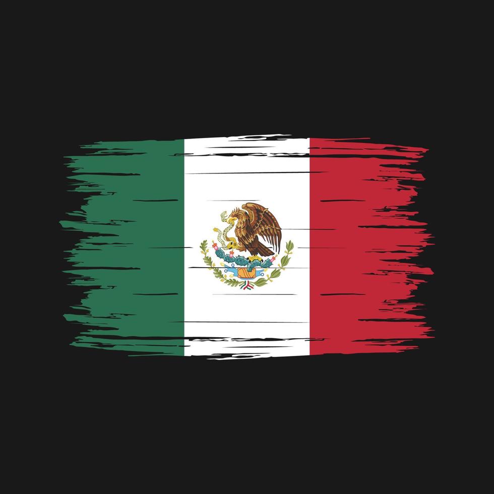 Mexico Flag Brush 14820019 Vector Art at Vecteezy