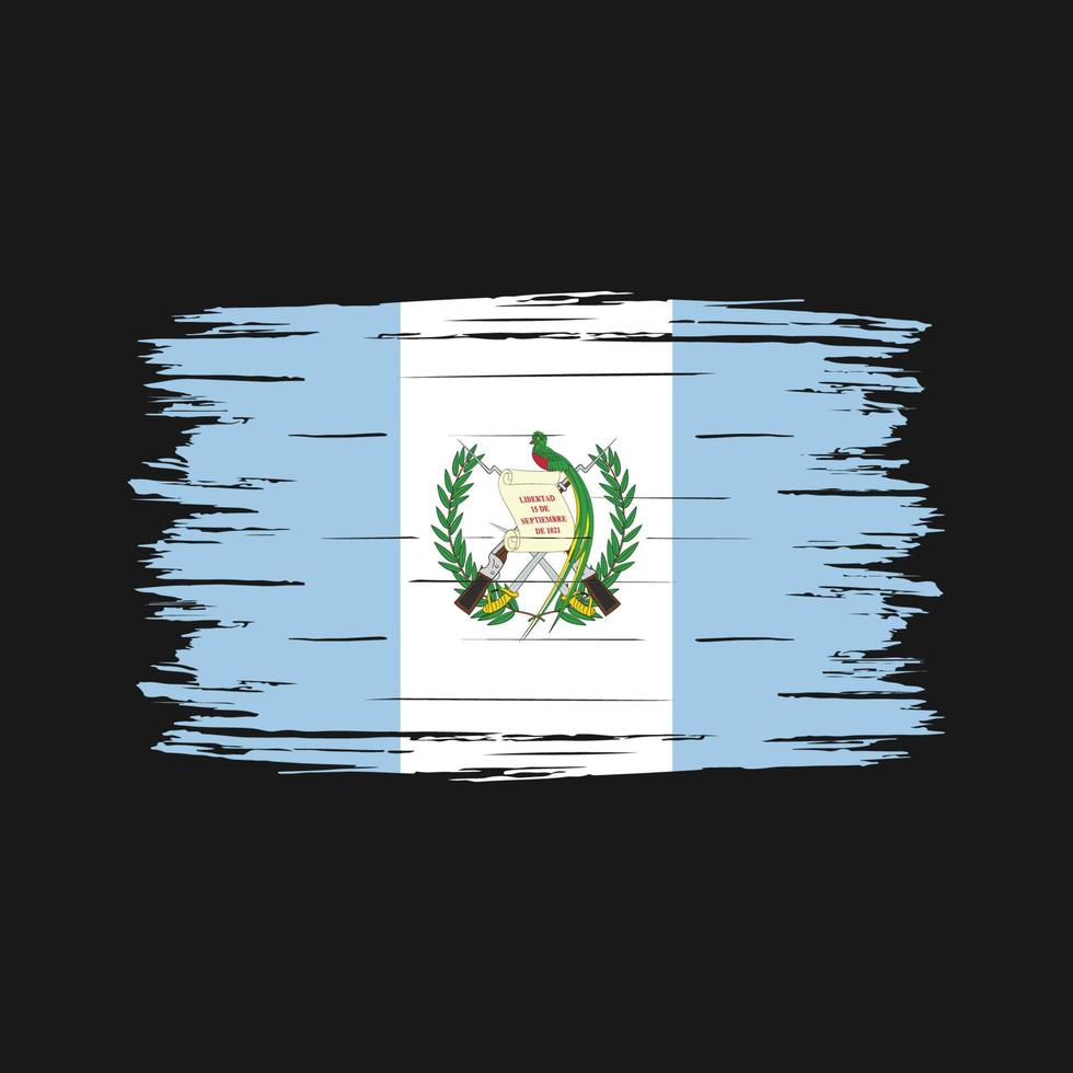 Guatemala Flag Brush vector
